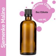 Olej Bazowy z Pestek Malin 100 ml - BEZ ETYKIETY