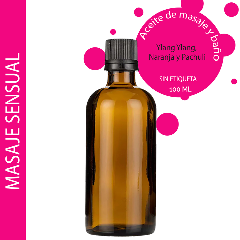 Olejek 100 ml do Masażu - Zmysłowy - BEZ ETYKIETY