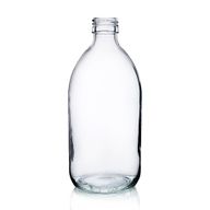 500 ml Butelka Lekarska z Przezroczystego Szkła