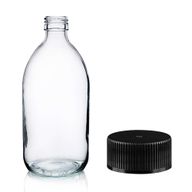 500 ml Butelka Lekarska z Przezroczystego Szkła