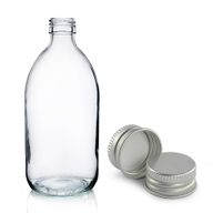 500 ml Butelka Lekarska z Przezroczystego Szkła