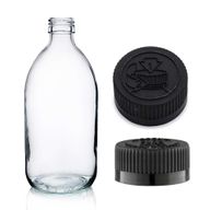 500 ml Butelka Lekarska z Przezroczystego Szkła