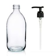 500 ml Butelka Lekarska z Przezroczystego Szkła