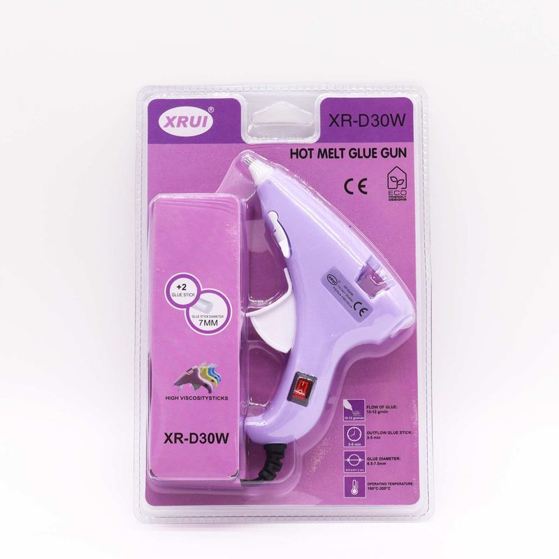 Xrui 30W Mini Pistolet do Kleju na Gorąco (7 mm wkłady)