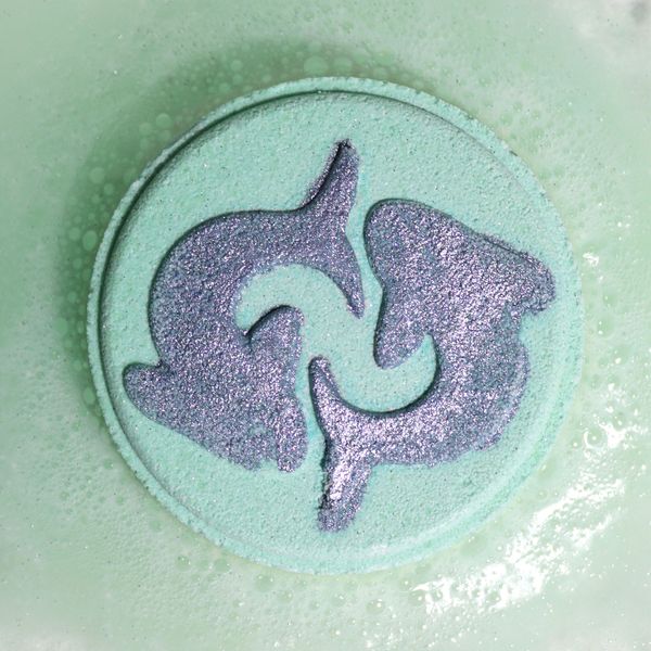 Zestaw 2 Musujących Krążków Zodiak z Horoskopem - Ryby