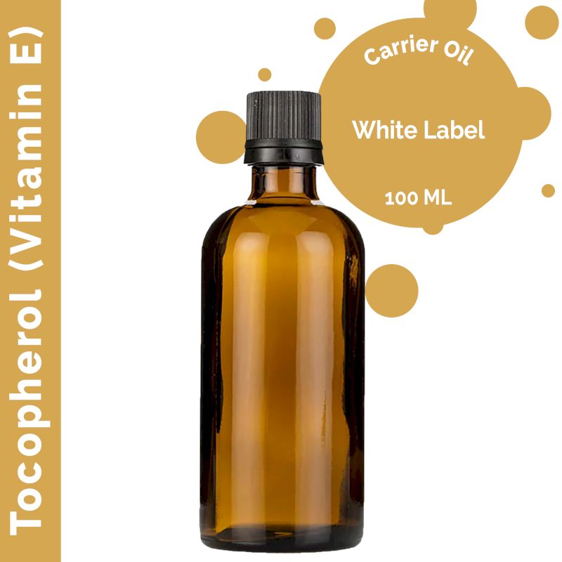 Olej Bazowy z Witaminą E (Tocopherol) 100 ml - BEZ ETYKIETY