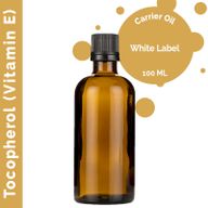 Olej Bazowy z Witaminą E (Tocopherol) 100 ml - BEZ ETYKIETY
