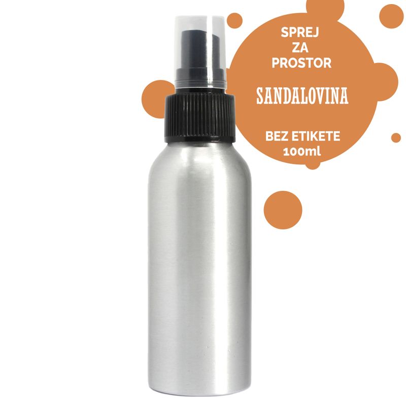 Spray Zapachowy 100 ml - Drzewo Sandałowe - BEZ ETYKIETY