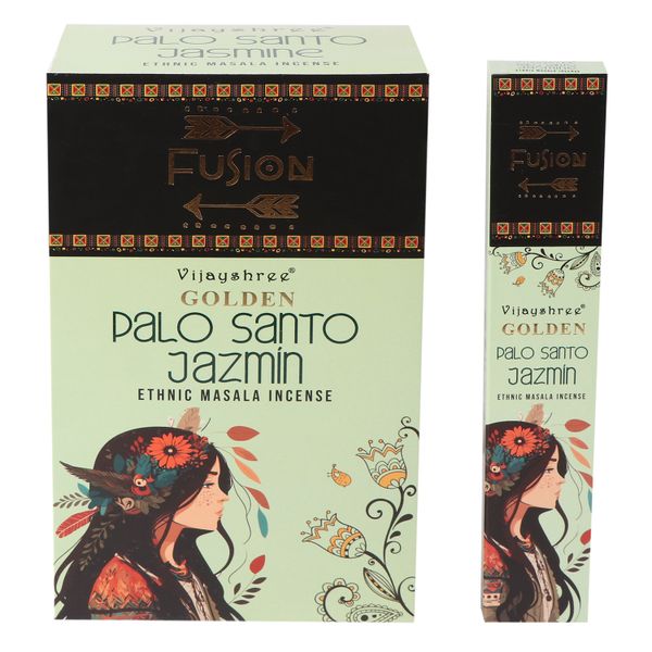 Kadzidełka Golden Fusion 15 g - Palo Santo i Jaśmin