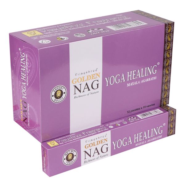 Kadzidełka Golden Nag 15 g - Uzdrawianie Jogą