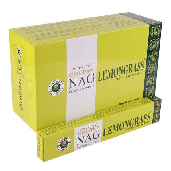 Kadzidełka Golden Nag 15 g - Trawa Cytrynowa