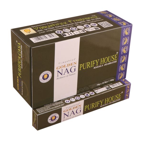Kadzidełka Golden Nag 15 g - Oczyszczanie Domu