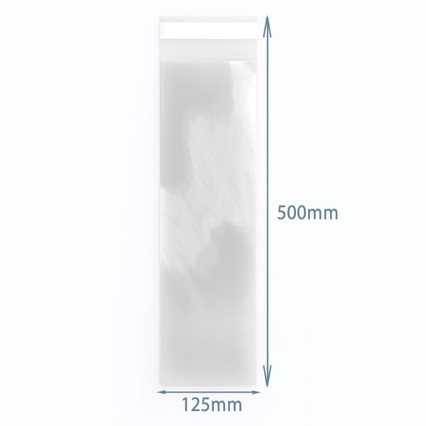 Woreczki Polipropylenowe z Zamknięciem 125x500 mm