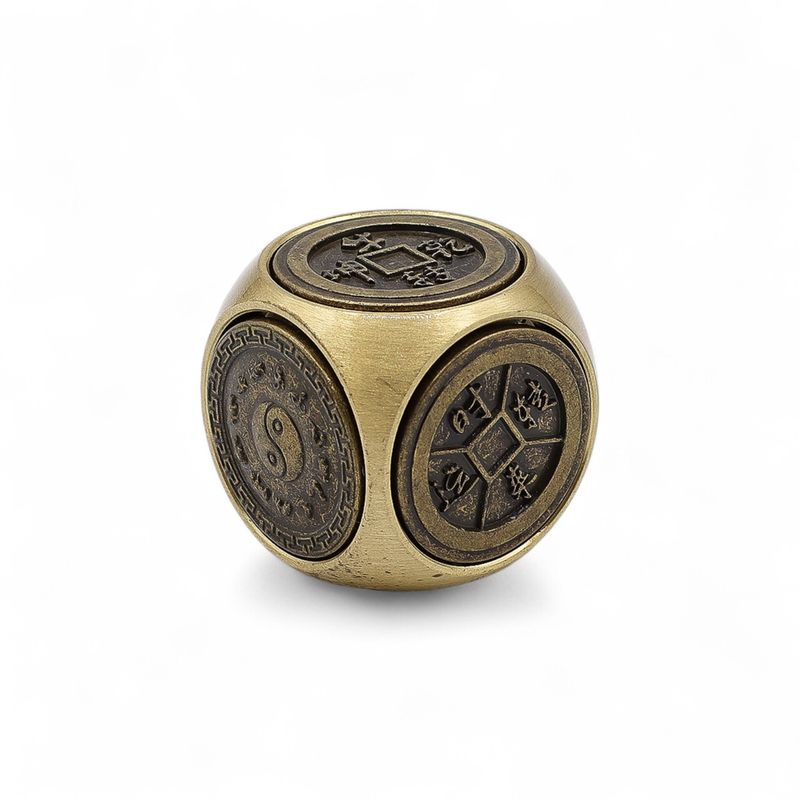 Feng Shui Fortuna - Tradycyjna Kostka do Gry z Symbolem Zodiaku