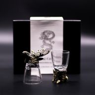 Zestaw 6 Kieliszków Bottom Up (50 ml) - Dzikie Leśne Stworzenia