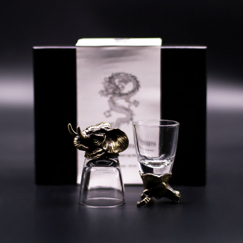 Zestaw 6 Kieliszków Bottom Up (50 ml) - Mistyczne Stworzenia