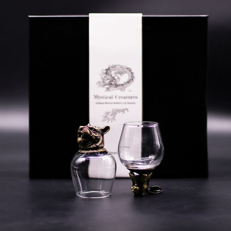 Zestaw 6 Kieliszków Bottom Up (100 ml) - Mistyczne Stworzenia
