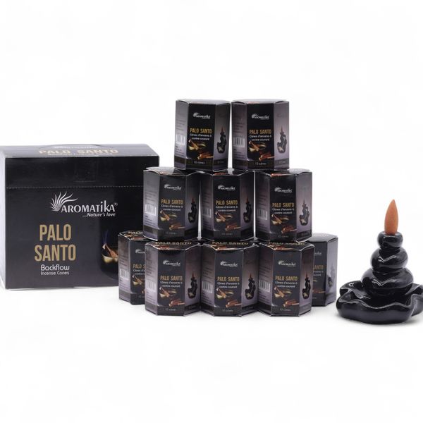 Kadzidełka Stożkowe Backflow Masala - Palo Santo