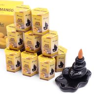 Kadzidełka Stożkowe Backflow Masala - Kokos i Mango