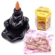 Kadzidełka Stożkowe Backflow Masala - Kokos i Mango