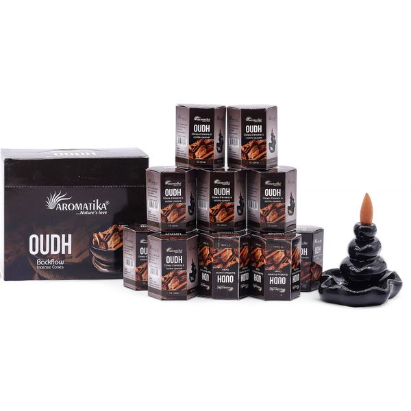 Kadzidełka Stożkowe Backflow Masala - Oud