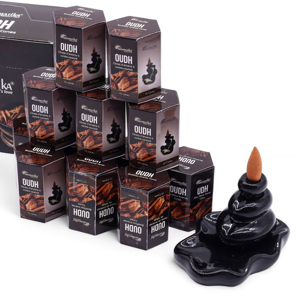 Kadzidełka Stożkowe Backflow Masala - Oud