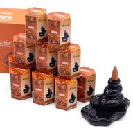 Kadzidełka Stożkowe Backflow Masala - Bursztyn