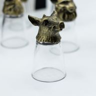 Zestaw 12 Kieliszków Bottom Up (25ml) - Leśne i Mistyczne Stworzenia
