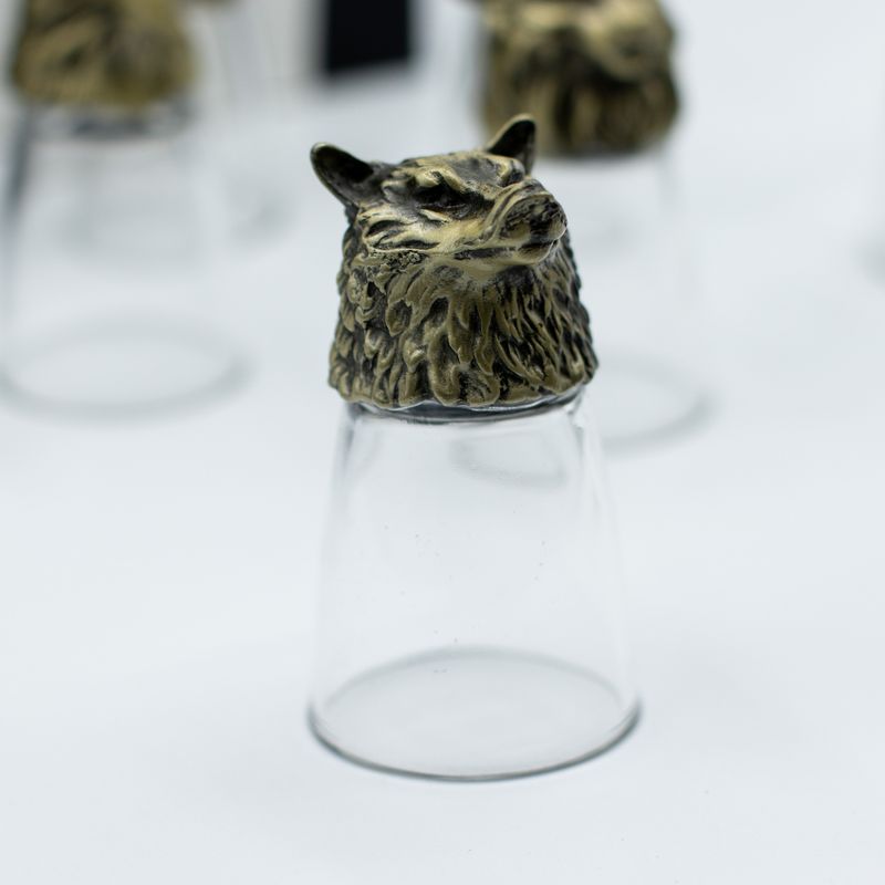 Zestaw 12 Kieliszków Bottom Up (25ml) - Leśne i Mistyczne Stworzenia