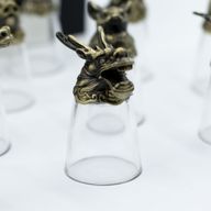 Zestaw 12 Kieliszków Bottom Up (25ml) - Chińskie Zwierzęta Zodiaku