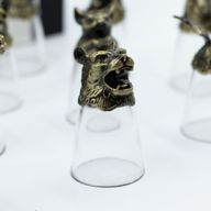 Zestaw 12 Kieliszków Bottom Up (25ml) - Chińskie Zwierzęta Zodiaku