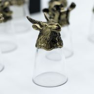 Zestaw 12 Kieliszków Bottom Up (25ml) - Chińskie Zwierzęta Zodiaku