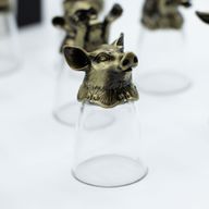 Zestaw 12 Kieliszków Bottom Up (25ml) - Chińskie Zwierzęta Zodiaku