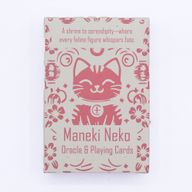 Karty do Gry i Wyroczni - Koty Szczęścia Maneki Neko