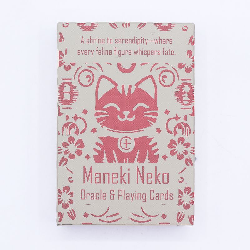 Karty do Gry i Wyroczni - Koty Szczęścia Maneki Neko