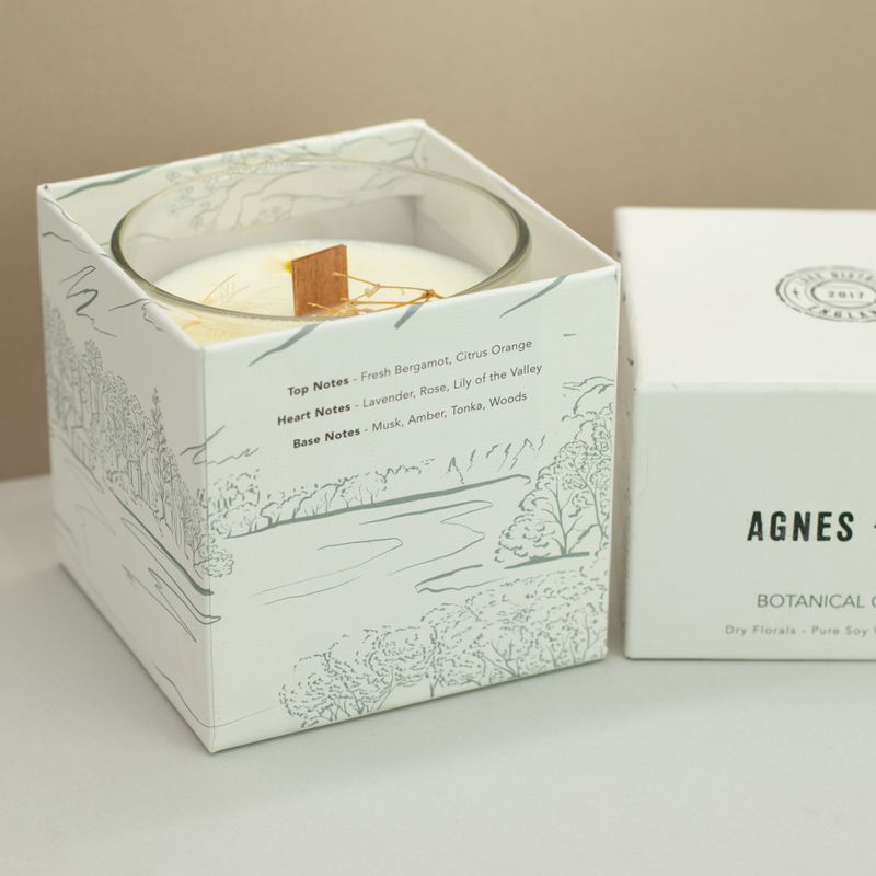 Świeca Sojowa Botaniczna Agnes+Cat - Windermere