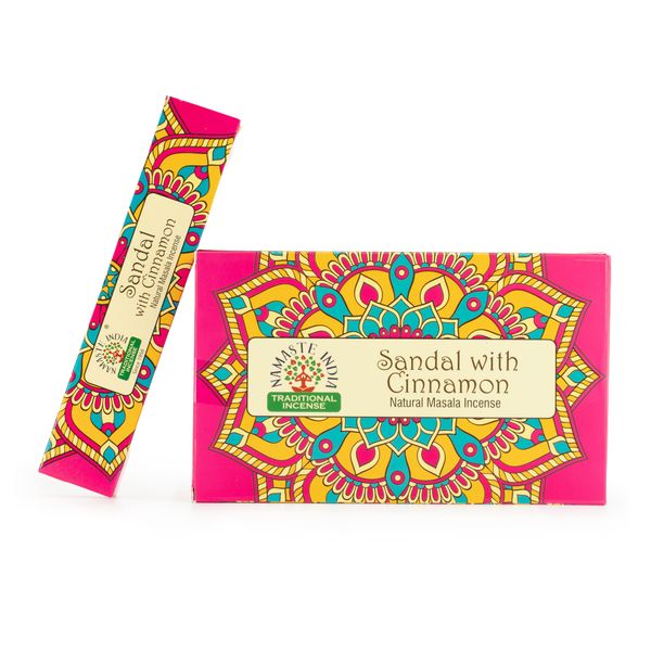 Kadzidełka Masala Namaste Mandala - Sandałowiec z Cynamonem