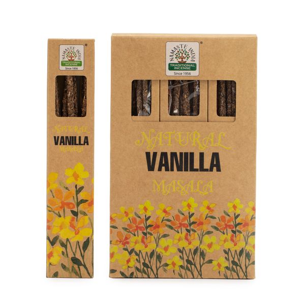 Naturalne Botaniczne Kadzidełka Masala - Wanilia