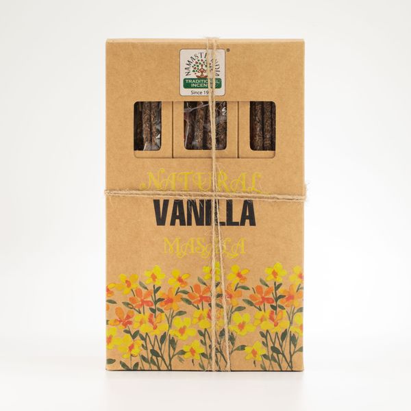 Naturalne Botaniczne Kadzidełka Masala - Wanilia