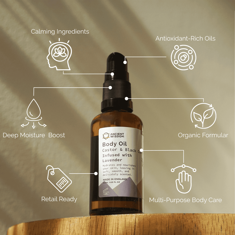 Organiczny Olejek do Ciała 50 ml - Lawenda
