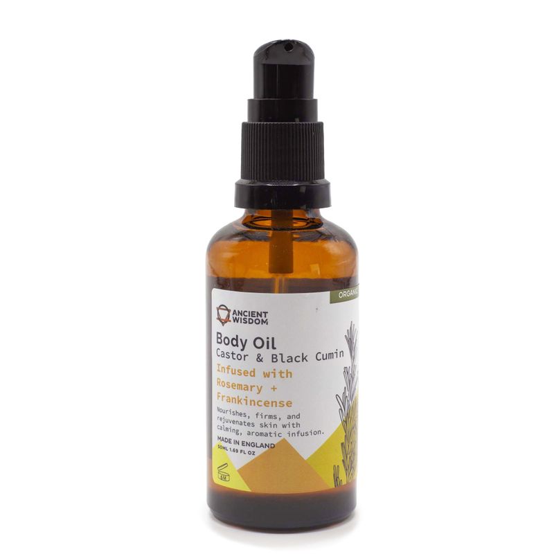 Organiczny Olejek do Ciała 50 ml - Rozmaryn i Kadzidło