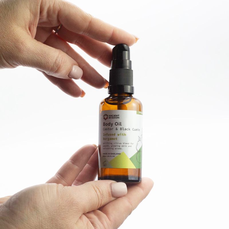 Organiczny Olejek do Ciała 50 ml - Rozmaryn i Kadzidło