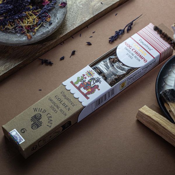 Żywice Rytualne na Patyczkach Golden - Nag Champa