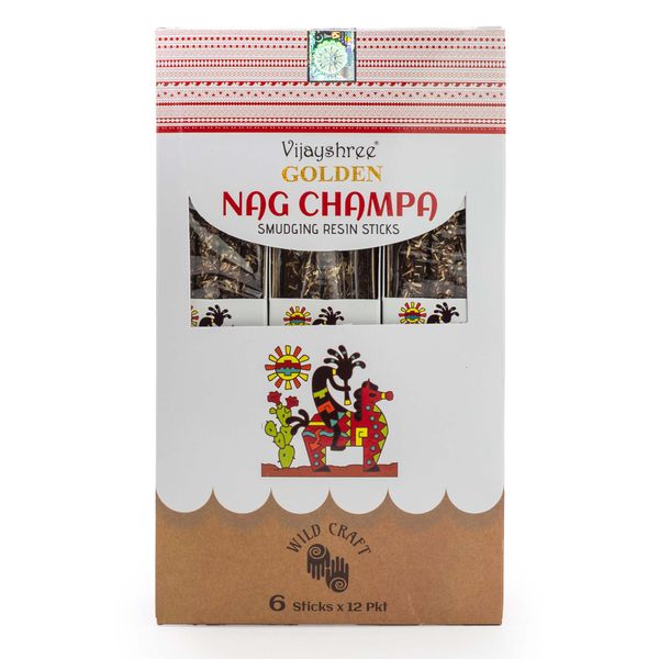 Żywice Rytualne na Patyczkach Golden - Nag Champa