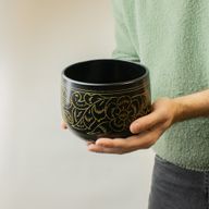 Misa Dźwiękowa Kociołek - Magiczny Grzyb - Żółta (15 cm)