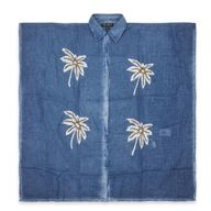 Narzutka Nomad Sari - Niebieska z Palmami