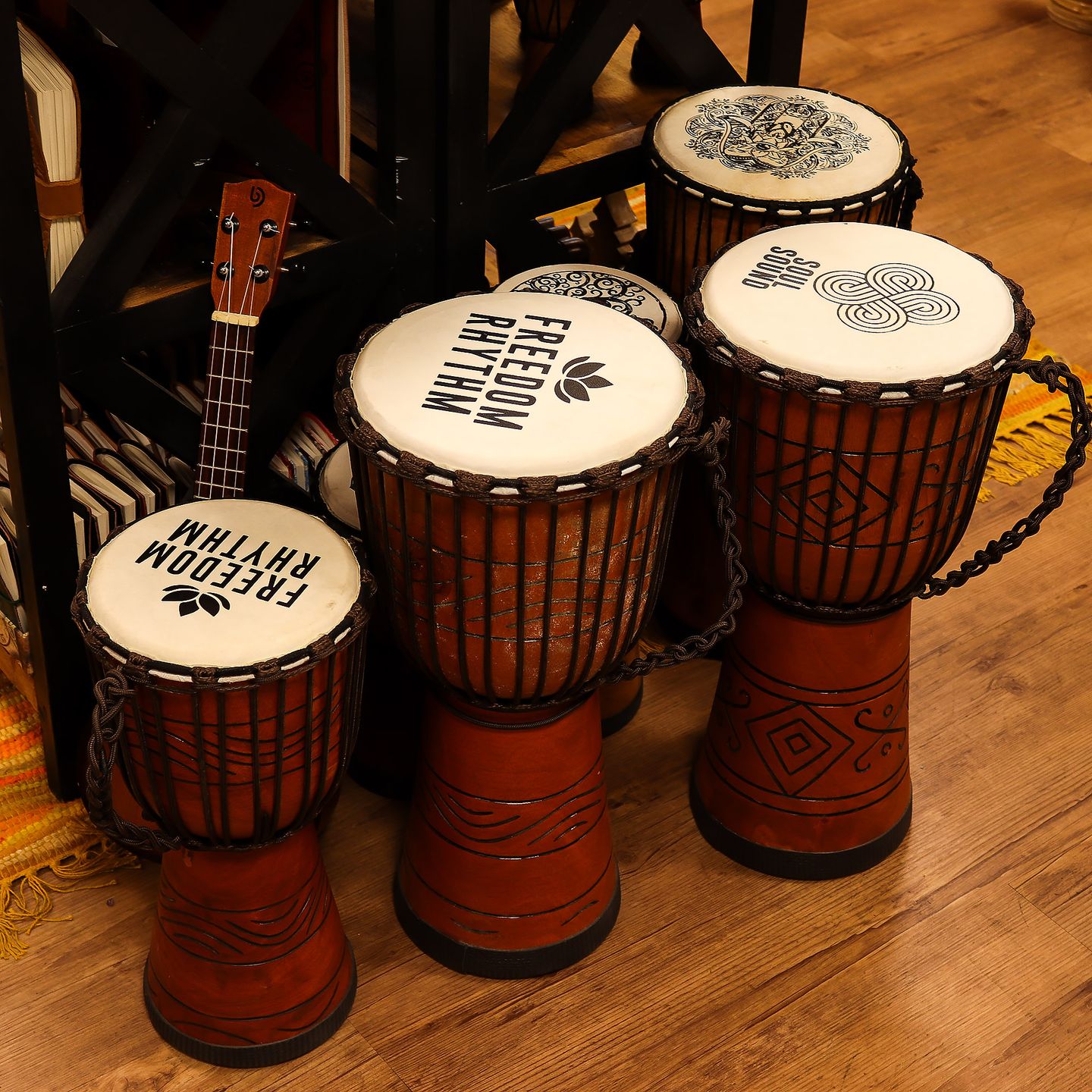 Bębny Djembe i Szamańskie