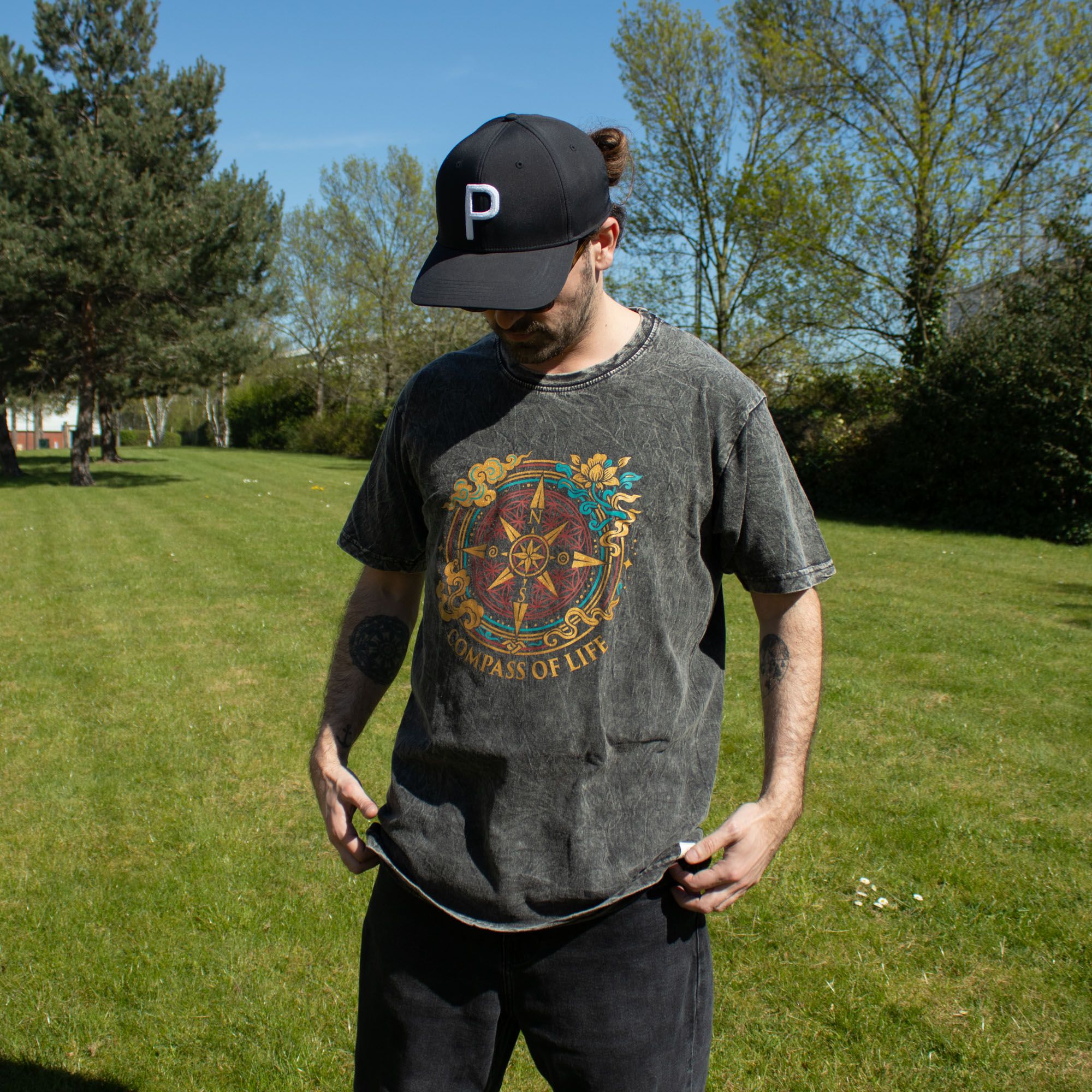 T-Shirty Nomad Sari z Efektem Sprania