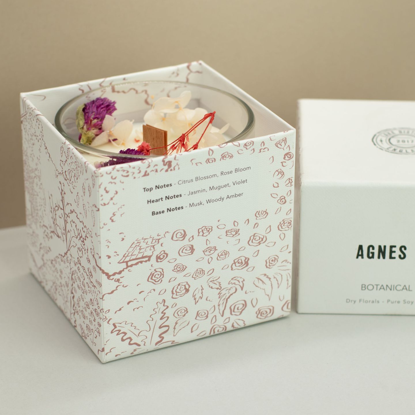 Świece Sojowe Botaniczne Agnes+Cat