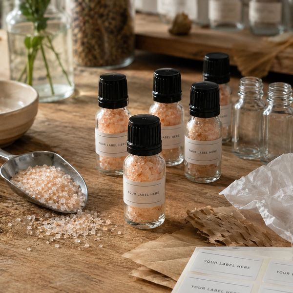 Pachnące Sole Aromaterapeutyczne - BEZ ETYKIET